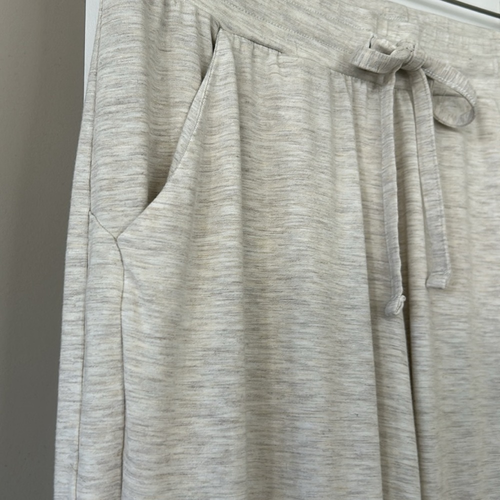 Tommy John Downtime Joggers w Pockets Heathered Oatmeal SZ S w MEASUREMENTS - Picture 14 of 14